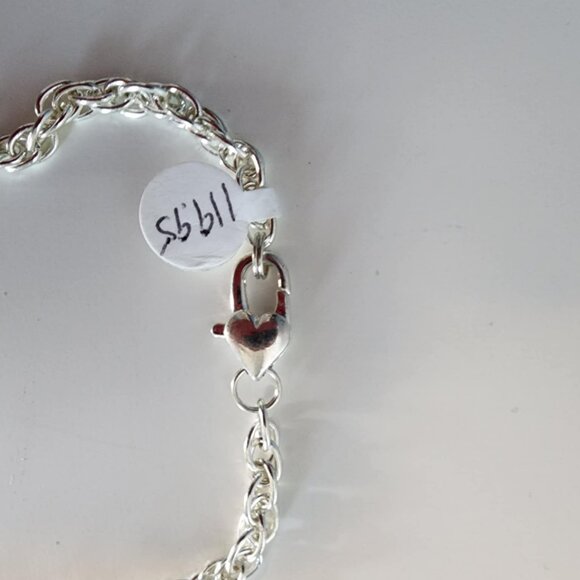 NWT Dark Blue Goldstone & Sterling Silver Necklace - Picture 3 of 7